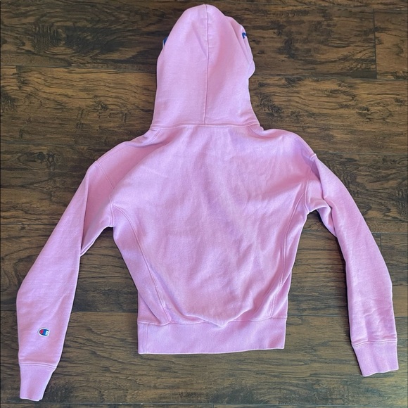 Pink classic champion vintage 90s style sweatshirt hoodie 1028 xs - Picture 3 of 6